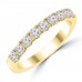 0.72ct Ladies Round Cut Diamond Wedding Band in 14 kt Yellow Gold